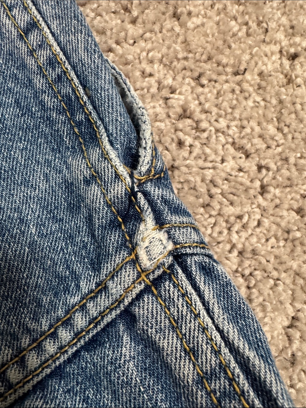 Vintage Guess 1980s by Georges Marciano Front Panel Tapered Leg Jeans Size 26 - Picture 5 of 11